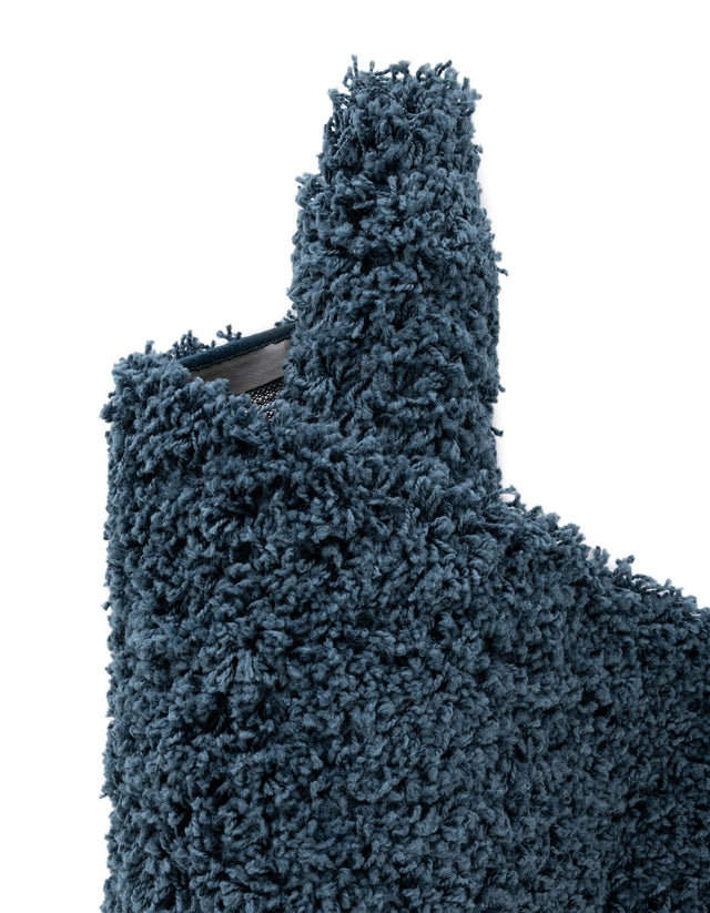 Navy Blue 3' 3 x 3' 3 Everyday Shag Square Area Rug Thick Soft Touch Fluffy & Plush Shaggy Pile 100% Polypropylene With Cotton Backing Durable Carpet for Sale at Rug Engine