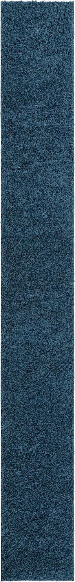 Navy Blue 2' 6 x 19' 8 Everyday Shag Runner Area Rug Thick Soft Touch Fluffy & Plush Shaggy Pile 100% Polypropylene With Cotton Backing Durable Carpet for Sale at Rug Engine