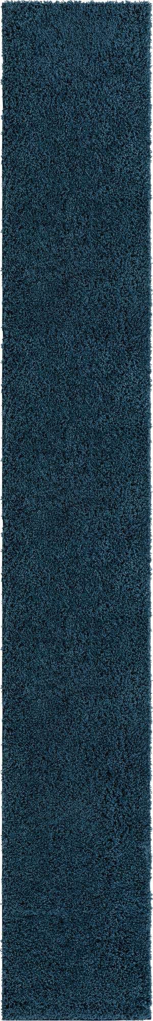 Navy Blue 2' 6 x 16' 5 Everyday Shag Runner Area Rug Thick Soft Touch Fluffy & Plush Shaggy Pile 100% Polypropylene With Cotton Backing Durable Carpet for Sale at Rug Engine