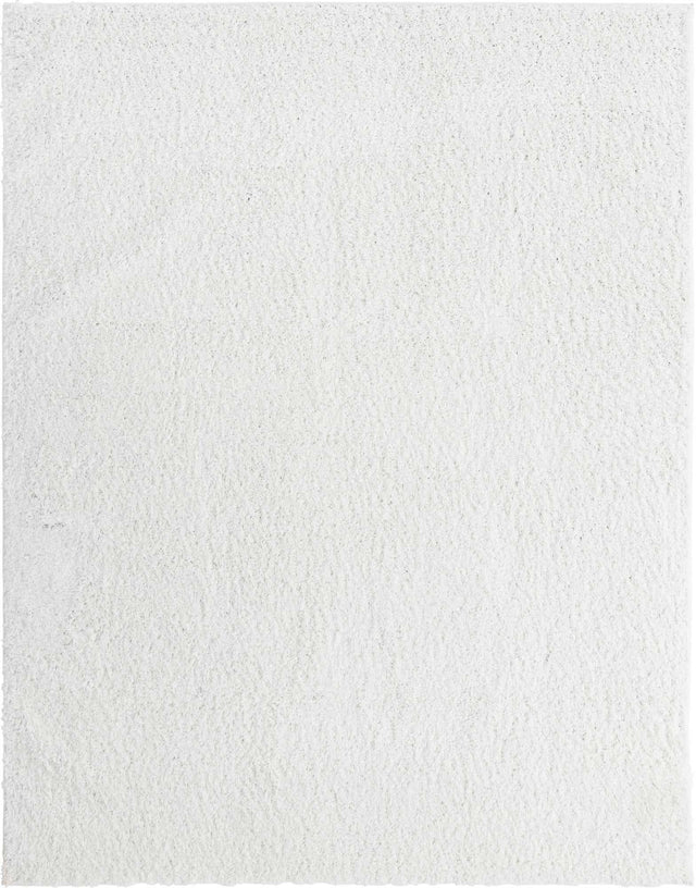 Snow White 10' x 13' Everyday Shag Rectangle Area Rug Thick Soft Touch Fluffy & Plush Shaggy Pile 100% Polypropylene With Cotton Backing Durable Carpet for Sale at Rug Engine