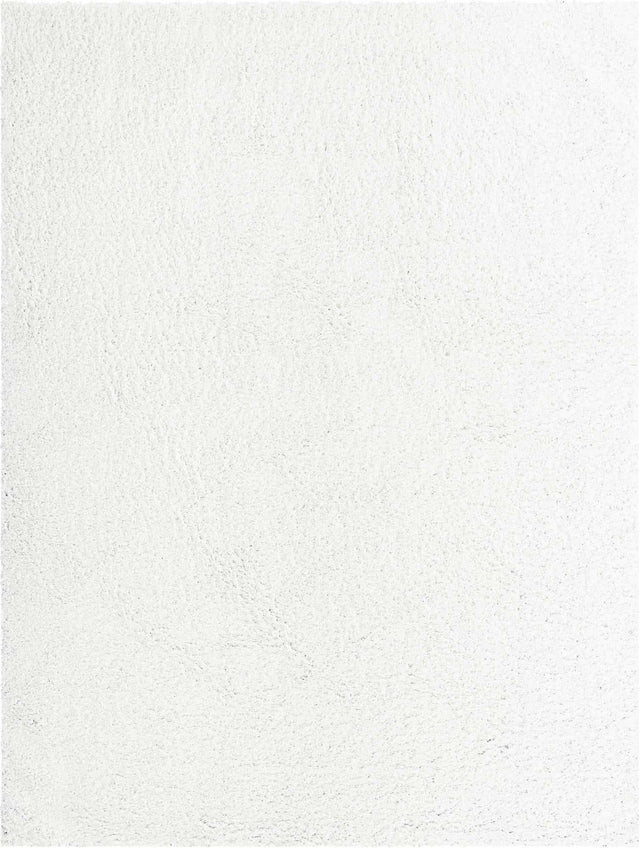 Snow White 9' x 12' Everyday Shag Rectangle Area Rug Thick Soft Touch Fluffy & Plush Shaggy Pile 100% Polypropylene With Cotton Backing Durable Carpet for Sale at Rug Engine