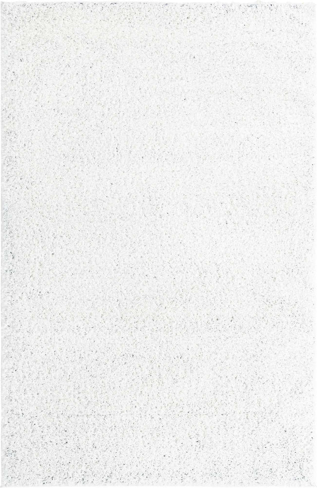 Snow White 6' x 9' Everyday Shag Rectangle Area Rug Thick Soft Touch Fluffy & Plush Shaggy Pile 100% Polypropylene With Cotton Backing Durable Carpet for Sale at Rug Engine