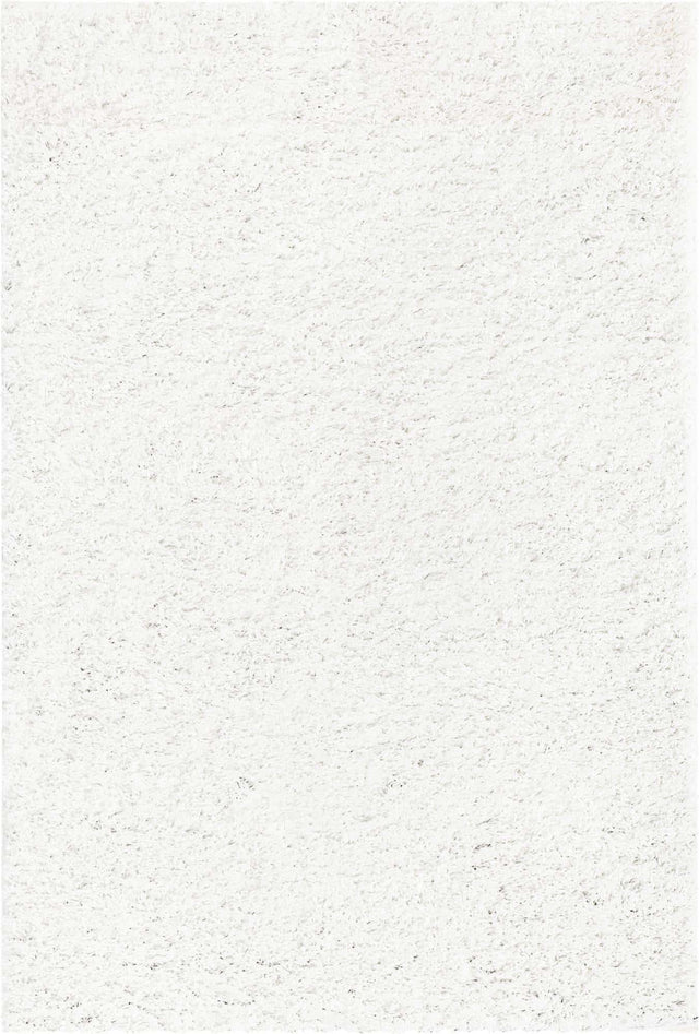 Snow White 3' 3 x 5' 3 Everyday Shag Rectangle Area Rug Thick Soft Touch Fluffy & Plush Shaggy Pile 100% Polypropylene With Cotton Backing Durable Carpet for Sale at Rug Engine