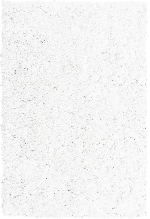 Snow White 2' 2 x 3' Everyday Shag Rectangle Area Rug Thick Soft Touch Fluffy & Plush Shaggy Pile 100% Polypropylene With Cotton Backing Durable Carpet for Sale at Rug Engine
