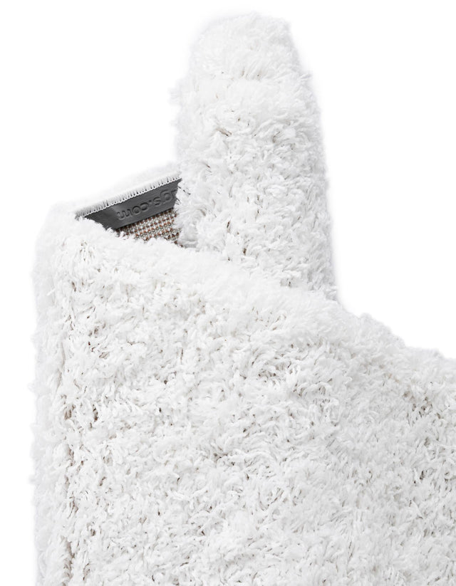 Snow White 4' x 4' Everyday Shag Octagon Area Rug Thick Soft Touch Fluffy & Plush Shaggy Pile 100% Polypropylene With Cotton Backing Durable Carpet for Sale at Rug Engine