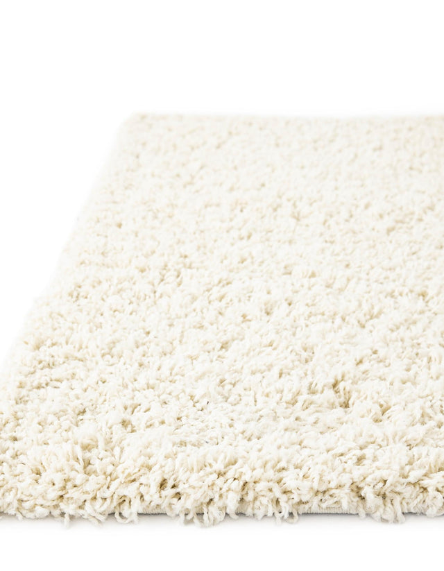 Ivory 9' x 12' Everyday Shag Rectangle Area Rug Thick Soft Touch Fluffy & Plush Shaggy Pile 100% Polypropylene With Cotton Backing Durable Carpet for Sale at Rug Engine