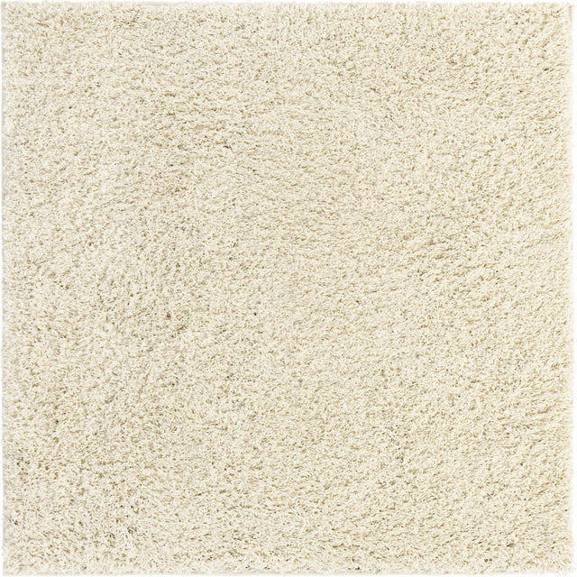 Ivory 3' 3 x 3' 3 Everyday Shag Square Area Rug Thick Soft Touch Fluffy & Plush Shaggy Pile 100% Polypropylene With Cotton Backing Durable Carpet for Sale at Rug Engine