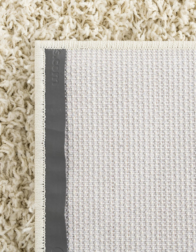 Ivory 7' 10 x 7' 10 Everyday Shag Octagon Area Rug Thick Soft Touch Fluffy & Plush Shaggy Pile 100% Polypropylene With Cotton Backing Durable Carpet for Sale at Rug Engine