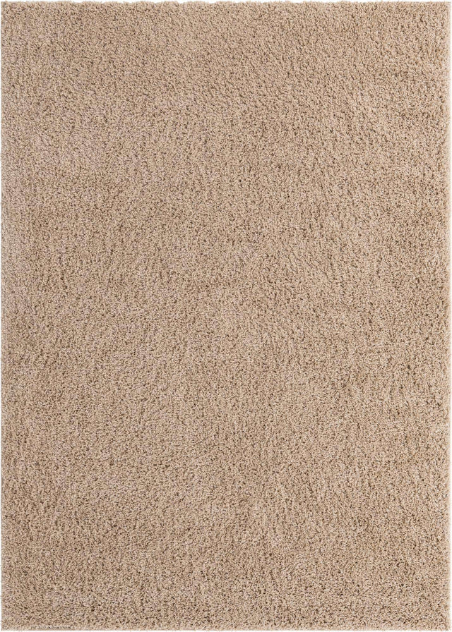 Taupe 10' x 13' Everyday Shag Rectangle Area Rug Thick Soft Touch Fluffy & Plush Shaggy Pile 100% Polypropylene With Cotton Backing Durable Carpet for Sale at Rug Engine