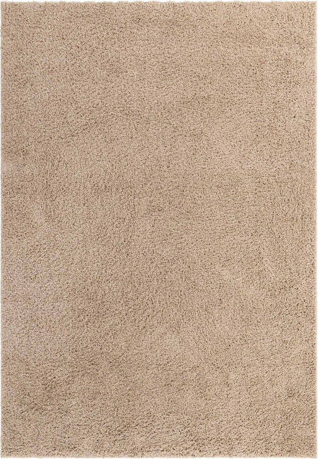 Taupe 9' x 12' 4 Everyday Shag Rectangle Area Rug Thick Soft Touch Fluffy & Plush Shaggy Pile 100% Polypropylene With Cotton Backing Durable Carpet for Sale at Rug Engine