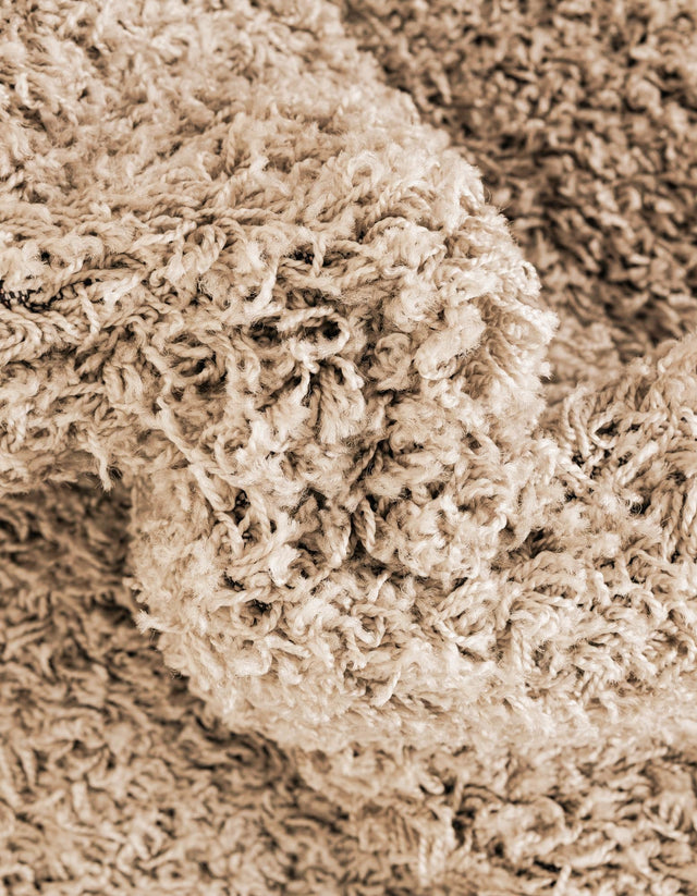 Taupe 9' x 12' 4 Everyday Shag Rectangle Area Rug Thick Soft Touch Fluffy & Plush Shaggy Pile 100% Polypropylene With Cotton Backing Durable Carpet for Sale at Rug Engine