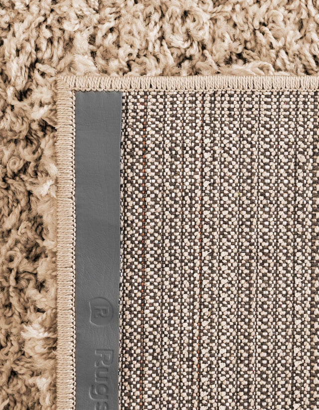 Taupe 8' x 10' Everyday Shag Rectangle Area Rug Thick Soft Touch Fluffy & Plush Shaggy Pile 100% Polypropylene With Cotton Backing Durable Carpet for Sale at Rug Engine