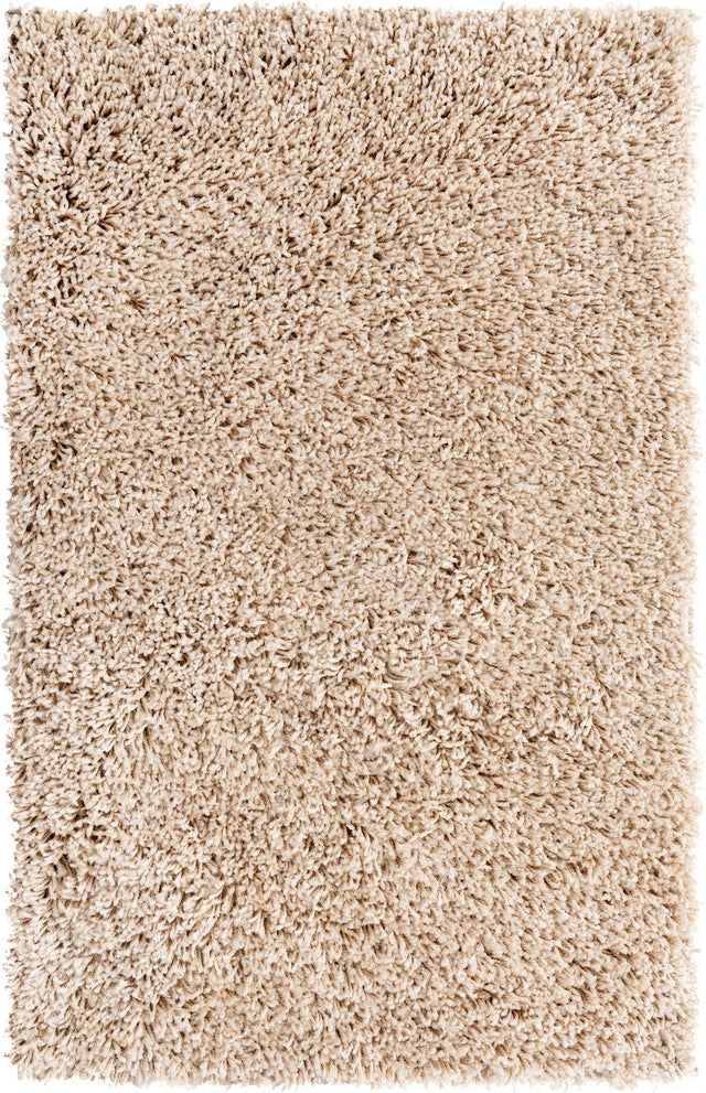 Taupe 2' 2 x 3' Everyday Shag Rectangle Area Rug Thick Soft Touch Fluffy & Plush Shaggy Pile 100% Polypropylene With Cotton Backing Durable Carpet for Sale at Rug Engine