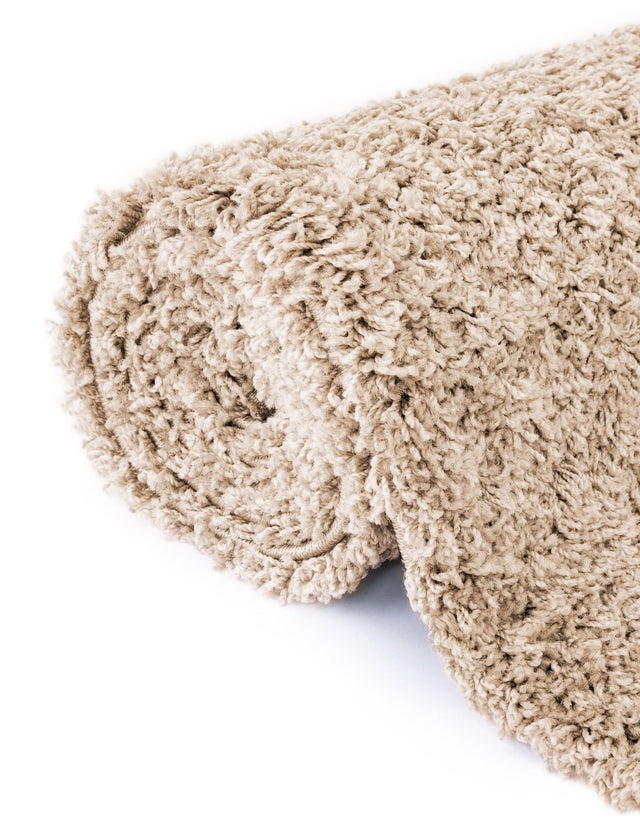 Taupe 3' 3 x 3' 3 Everyday Shag Square Area Rug Thick Soft Touch Fluffy & Plush Shaggy Pile 100% Polypropylene With Cotton Backing Durable Carpet for Sale at Rug Engine