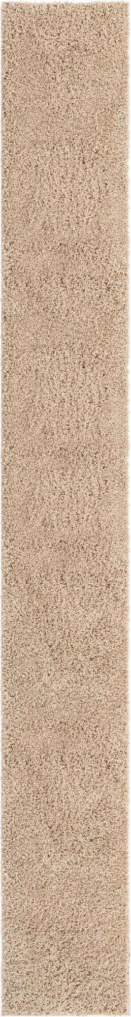 Taupe 2' 6 x 19' 8 Everyday Shag Runner Area Rug Thick Soft Touch Fluffy & Plush Shaggy Pile 100% Polypropylene With Cotton Backing Durable Carpet for Sale at Rug Engine