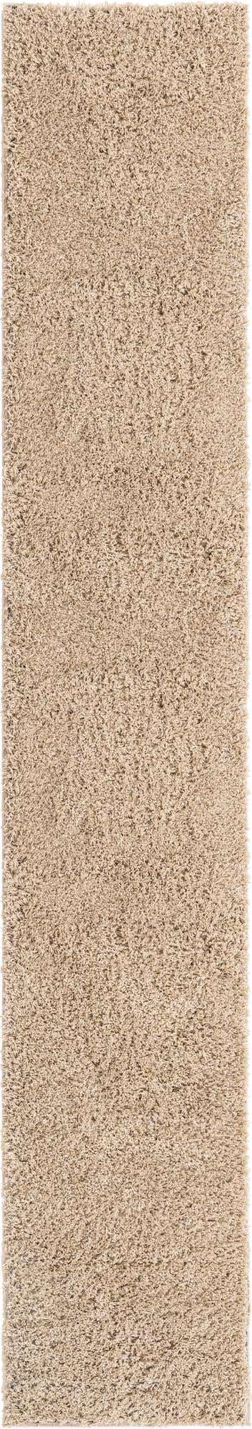 Taupe 2' 6 x 13' Everyday Shag Runner Area Rug Thick Soft Touch Fluffy & Plush Shaggy Pile 100% Polypropylene With Cotton Backing Durable Carpet for Sale at Rug Engine