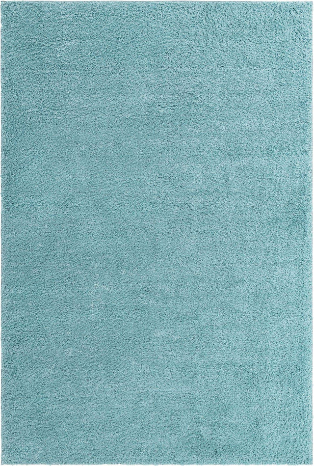 Turquoise 10' x 13' 11 Everyday Shag Rectangle Area Rug Thick Soft Touch Fluffy & Plush Shaggy Pile 100% Polypropylene With Cotton Backing Durable Carpet for Sale at Rug Engine