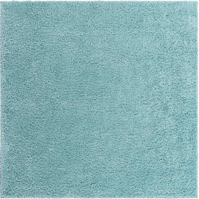 Turquoise 7' 10 x 7' 10 Everyday Shag Square Area Rug Thick Soft Touch Fluffy & Plush Shaggy Pile 100% Polypropylene With Cotton Backing Durable Carpet for Sale at Rug Engine