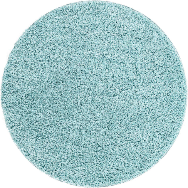Turquoise 3' 3 x 3' 3 Everyday Shag Round Area Rug Thick Soft Touch Fluffy & Plush Shaggy Pile 100% Polypropylene With Cotton Backing Durable Carpet for Sale at Rug Engine