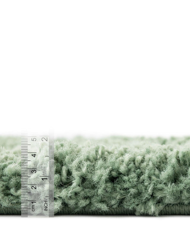 Green 4' x 4' Everyday Shag Octagon Area Rug Thick Soft Touch Fluffy & Plush Shaggy Pile 100% Polypropylene With Cotton Backing Durable Carpet for Sale at Rug Engine