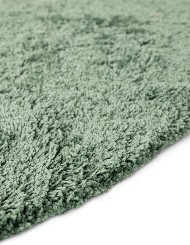 Green 7' 10 x 7' 10 Everyday Shag Round Area Rug Thick Soft Touch Fluffy & Plush Shaggy Pile 100% Polypropylene With Cotton Backing Durable Carpet for Sale at Rug Engine