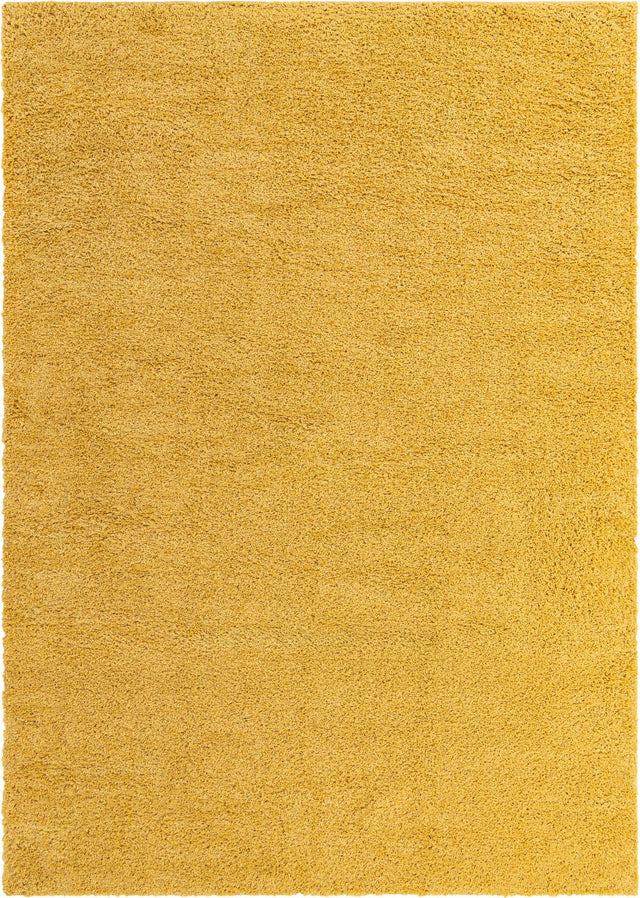Yellow 10' x 13' 11 Everyday Shag Rectangle Area Rug Thick Soft Touch Fluffy & Plush Shaggy Pile 100% Polypropylene With Cotton Backing Durable Carpet for Sale at Rug Engine