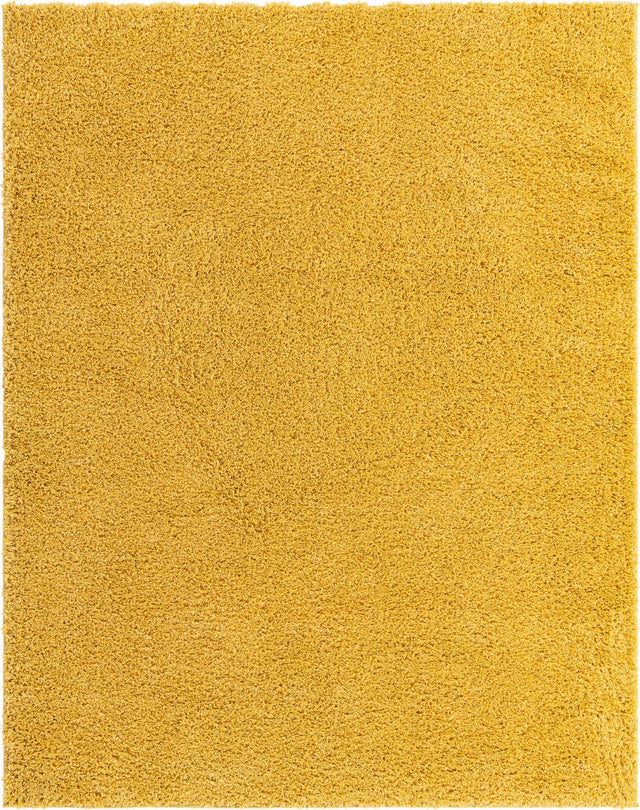 Yellow 8' x 10' Everyday Shag Rectangle Area Rug Thick Soft Touch Fluffy & Plush Shaggy Pile 100% Polypropylene With Cotton Backing Durable Carpet for Sale at Rug Engine