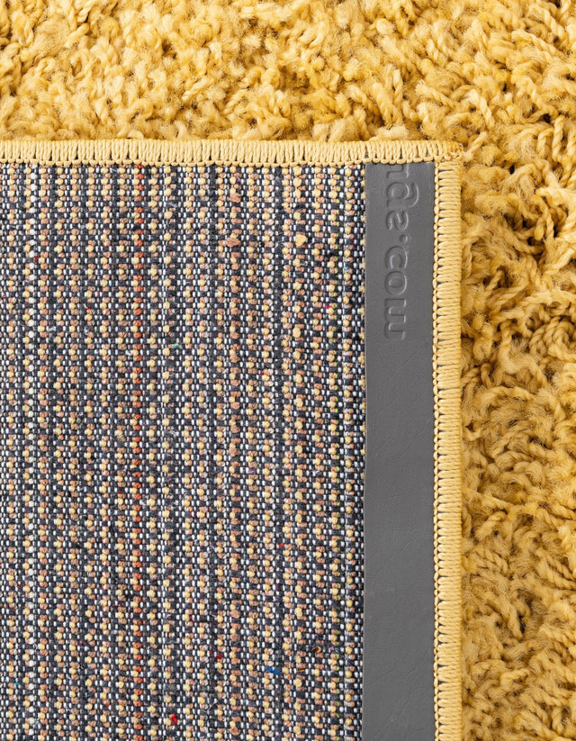 Yellow 4' x 6' Everyday Shag Rectangle Area Rug Thick Soft Touch Fluffy & Plush Shaggy Pile 100% Polypropylene With Cotton Backing Durable Carpet for Sale at Rug Engine
