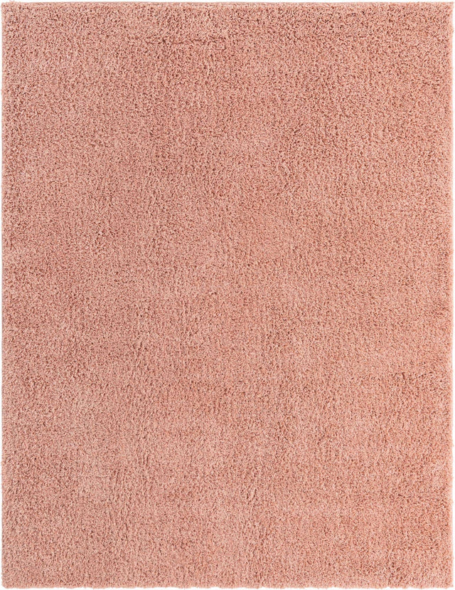 Rose Pink 8' x 10' Everyday Shag Rectangle Area Rug Thick Soft Touch Fluffy & Plush Shaggy Pile 100% Polypropylene With Cotton Backing Durable Carpet for Sale at Rug Engine