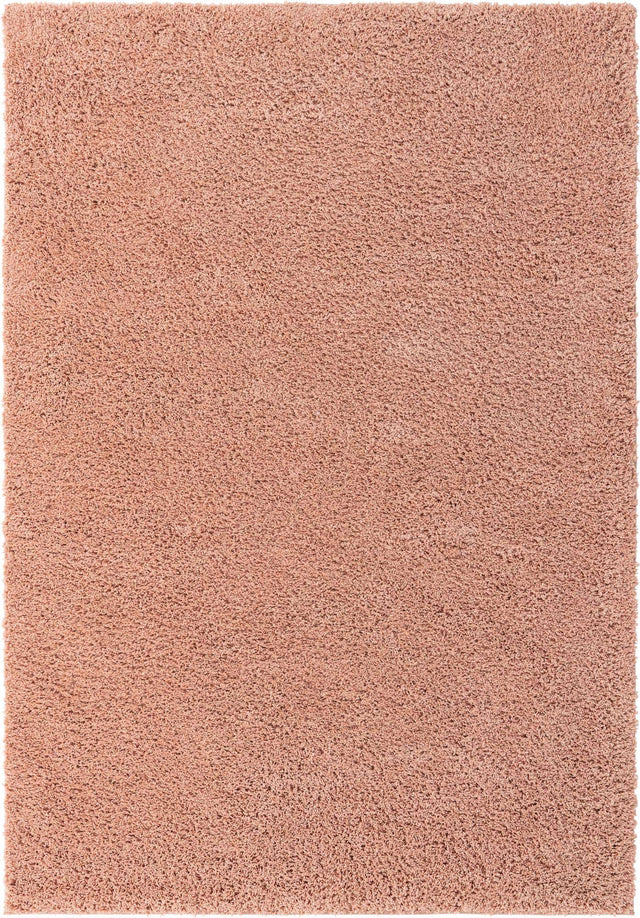 Rose Pink 7' x 10' Everyday Shag Rectangle Area Rug Thick Soft Touch Fluffy & Plush Shaggy Pile 100% Polypropylene With Cotton Backing Durable Carpet for Sale at Rug Engine