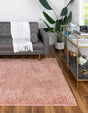 Rose Pink 10' x 13' Everyday Shag Rectangle Area Rug Thick Soft Touch Fluffy & Plush Shaggy Pile 100% Polypropylene With Cotton Backing Durable Carpet for Sale at Rug Engine
