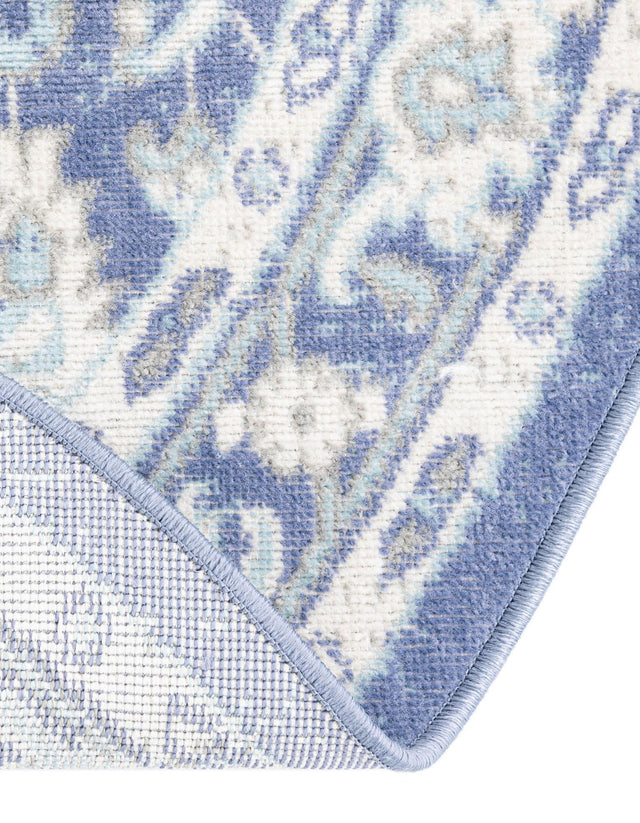 French Blue 5' x 5' Whitney Round Area Rug