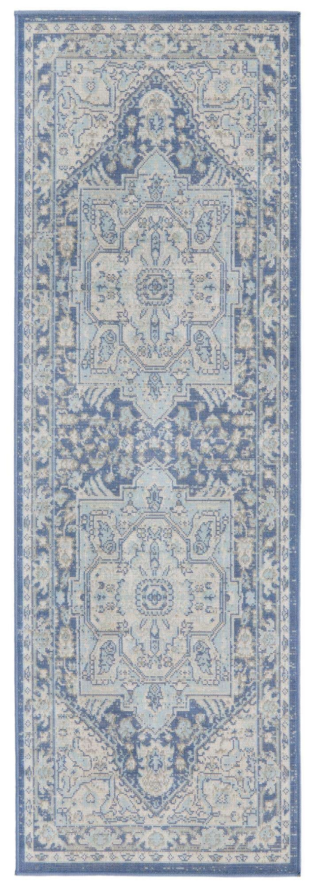 French Blue 2' x 6' 1 Whitney Runner Area Rug