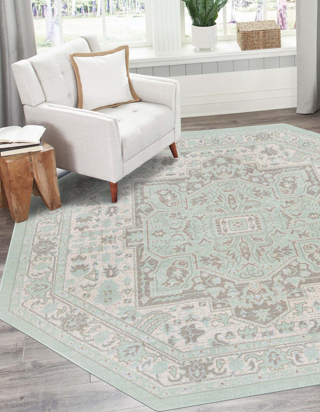 Mint 7' 1 x 7' 1 Whitney Octagon Area Rug