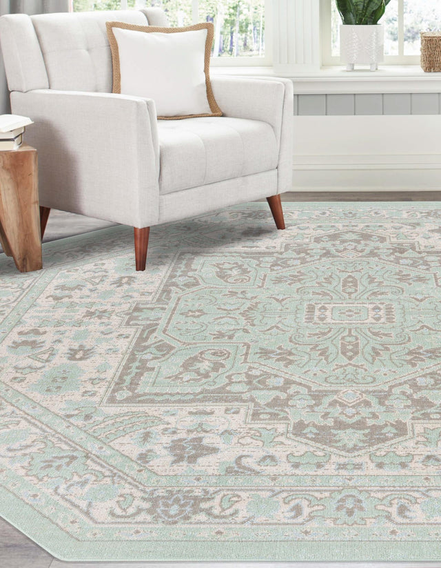 Mint 7' 1 x 7' 1 Whitney Octagon Area Rug