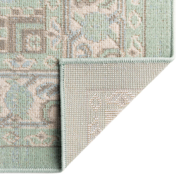 Mint 5' 3 x 8' Whitney Rectangle Area Rug Classic Vintage Distressed Look Traditional Persian Inspired Carpet for Home Decor for Sale at Rug Engine