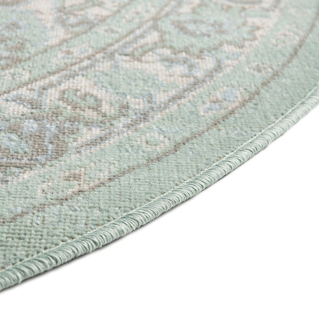 Mint 5' x 8' Whitney Oval Area Rug Classic Vintage Distressed Look Traditional Persian Inspired Carpet for Home Decor for Sale at Rug Engine