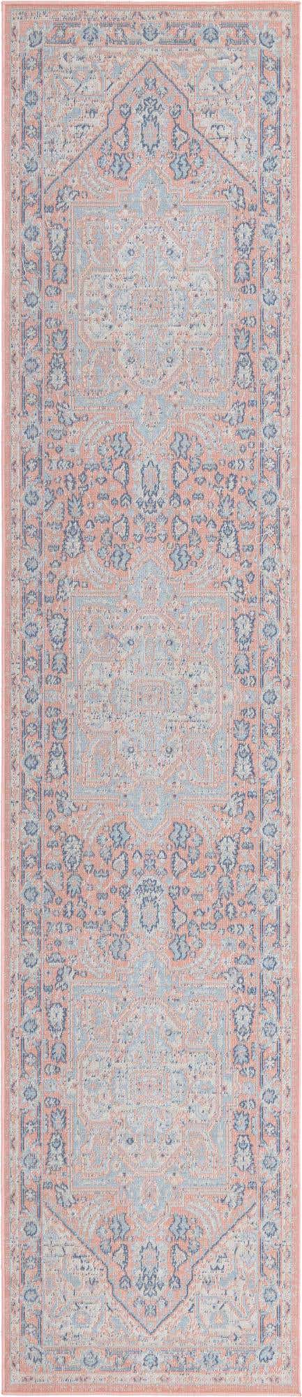 Powder Pink 2' 7 x 12' Whitney Runner Area Rug