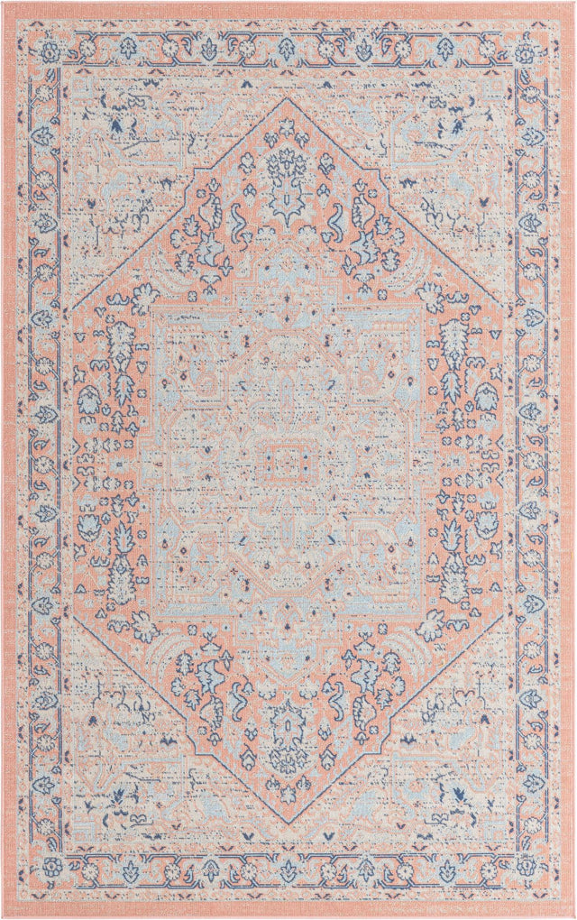 Powder Pink 1' 4 x 1' 4 Whitney Sample Area Rug