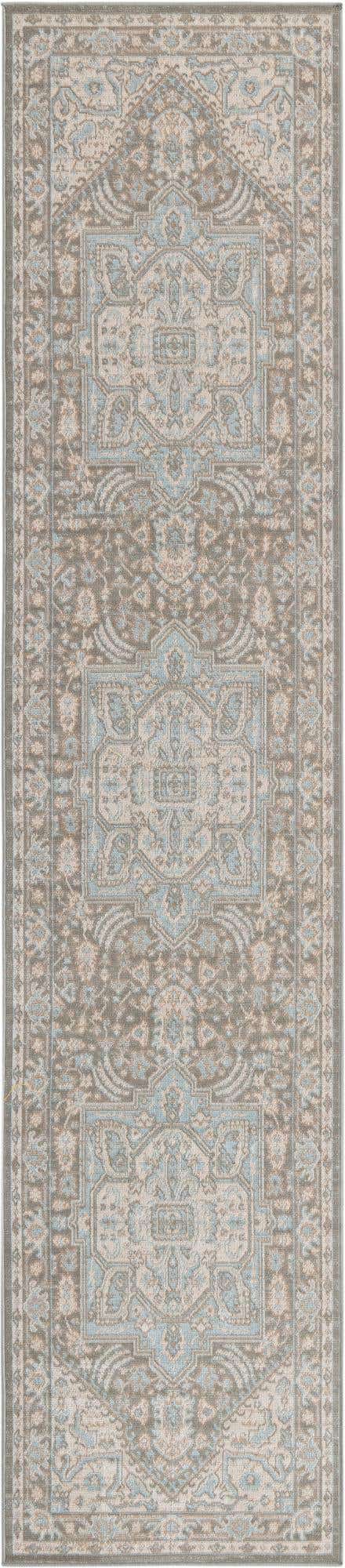 Cloud Gray 2' 7 x 12' Whitney Runner Area Rug