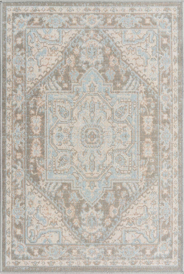 Cloud Gray 2' x 3' 1 Whitney Rectangle Area Rug