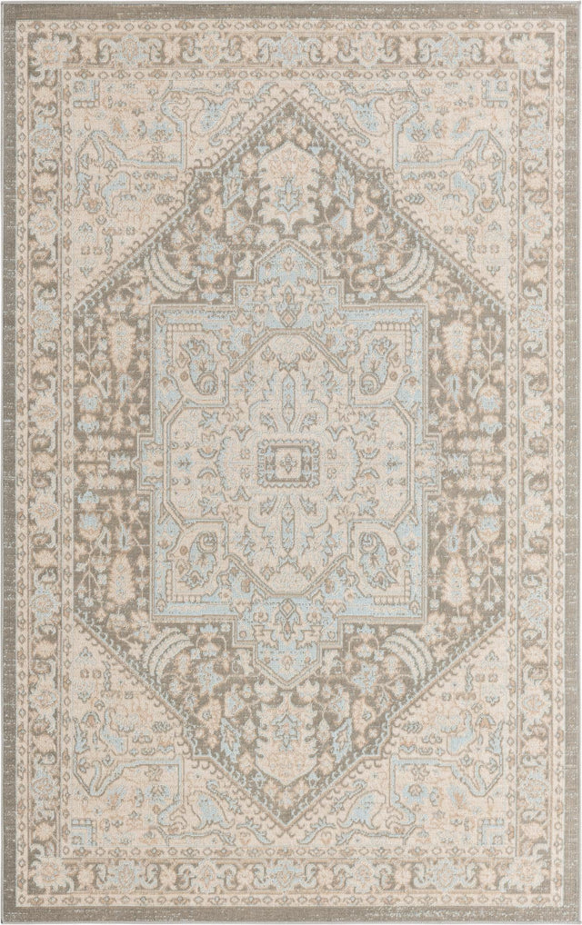 Cloud Gray 1' 4 x 1' 4 Whitney Sample Area Rug