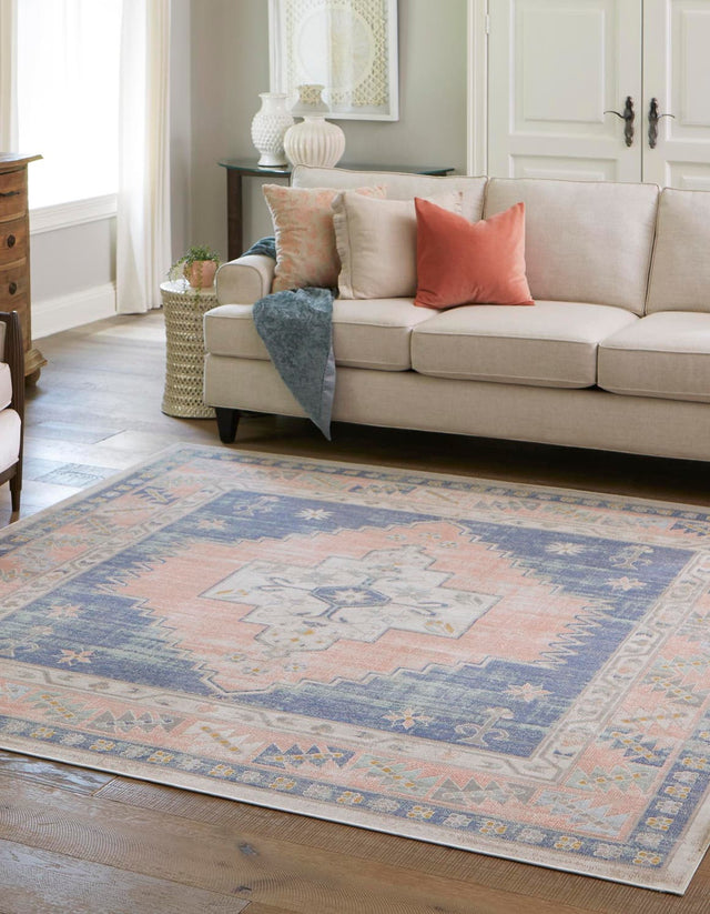 French Blue 12' x 12' Whitney Square Area Rug