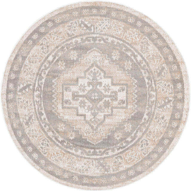 Mink 3' 3 x 3' 3 Whitney Round Area Rug