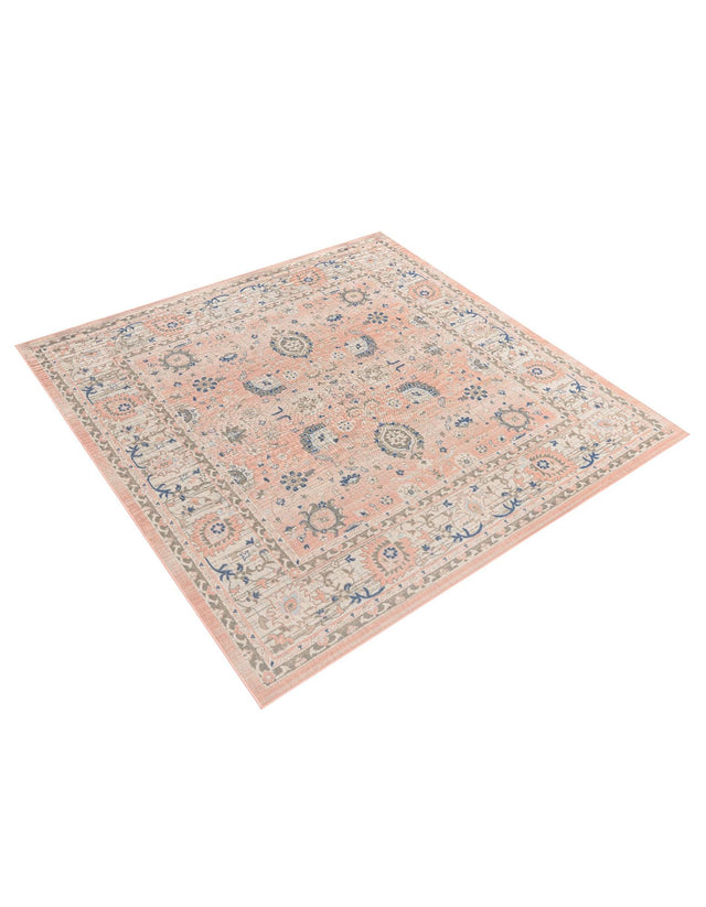 Powder Pink 7' 10 x 7' 10 Whitney Square Area Rug