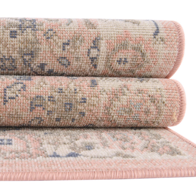 Powder Pink 7' 10 x 7' 10 Whitney Square Area Rug