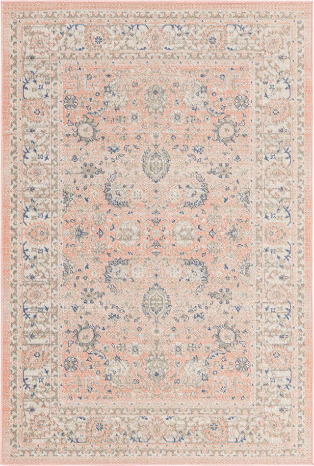 Powder Pink 4' x 6' Whitney Rectangle Area Rug