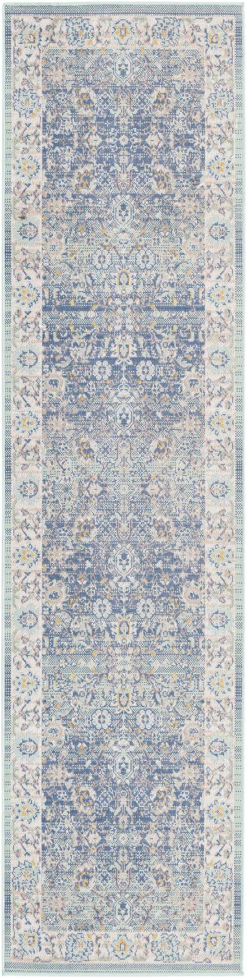 French Blue 2' x 8' Whitney Runner Area Rug
