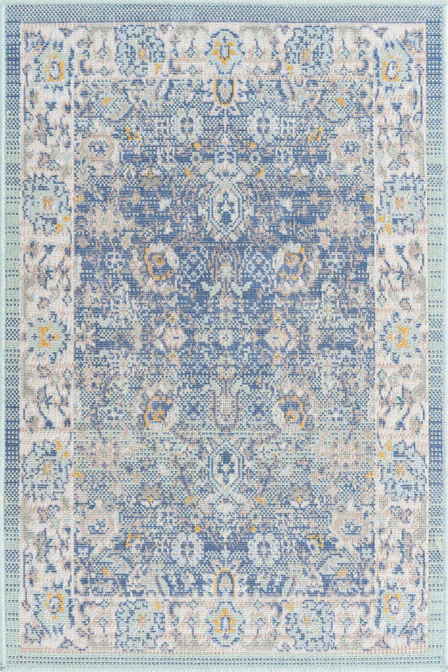 French Blue 2' 2 x 3' Whitney Rectangle Area Rug