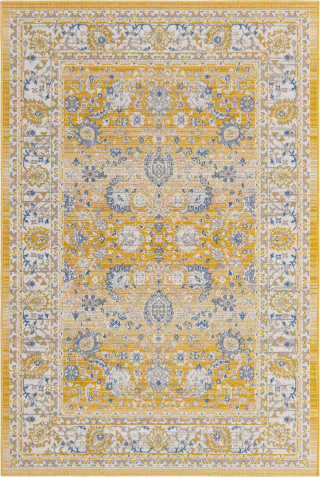 Tuscan Yellow 4' 1 x 6' 1 Whitney Rectangle Area Rug